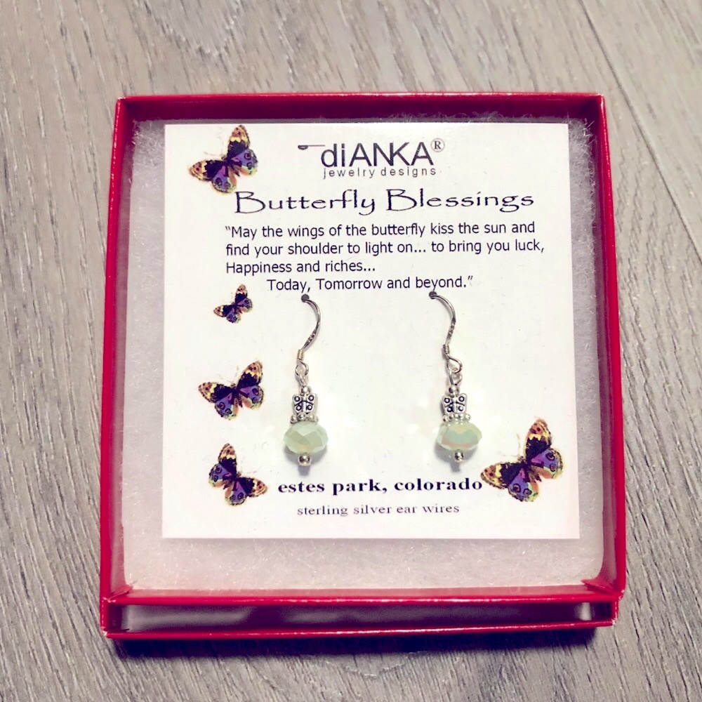 🆕 Sterling Silver Butterfly Earrings